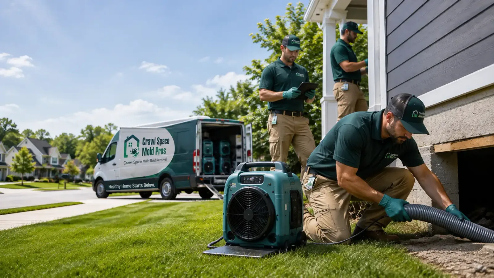 Crawl Space Mold Removal in Wendell, MN